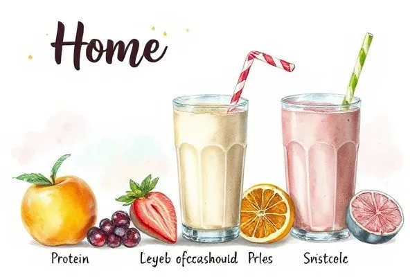 Evde Protein Shake Tarifleri